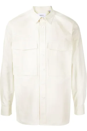 Ports V Chest-pockets long-sleeve shirt