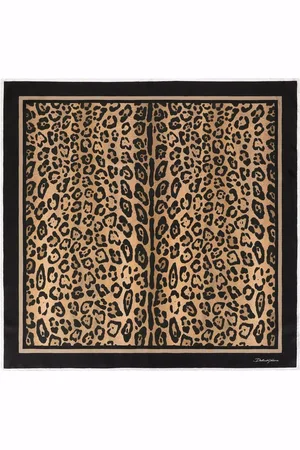 Dolce & Gabbana Leopard-print silk scarf