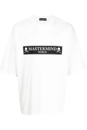 MASTERMIND Boxed logo-print skull T-shirt