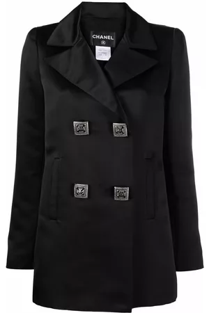 CHANEL 2010 double-breasted silk blazer