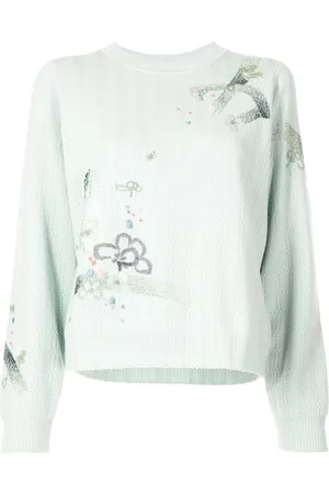 SHIATZY CHEN Embroidered crew-neck jumper