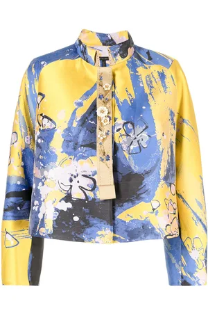 SHIATZY CHEN Cropped jacquard jacket
