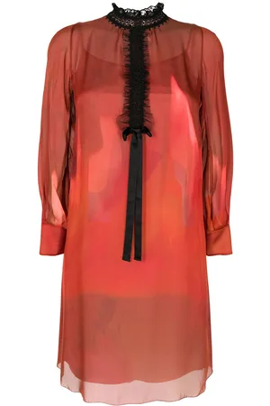 SHIATZY CHEN Long-sleeve shift dress