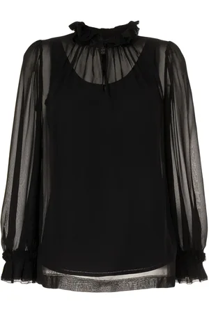 SHIATZY CHEN Frilled long-sleeve blouse