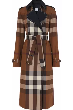 Burberry Women Trench Coats - Vintage Check trench coat