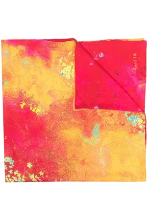 SHIATZY CHEN Abstract print silk scarf
