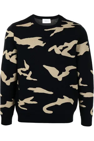Ports V Camouflage-pattern wool sweater