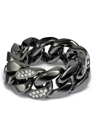 Shay 18kt gold chain ring