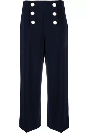 Moschino Double breasted cropped trousers