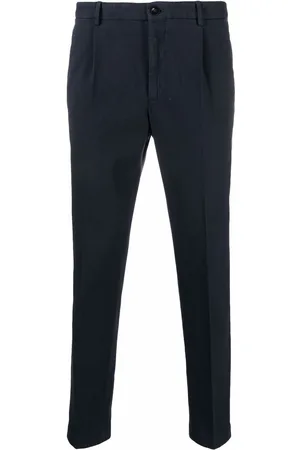 Incotex Mid-rise tapered-leg trousers