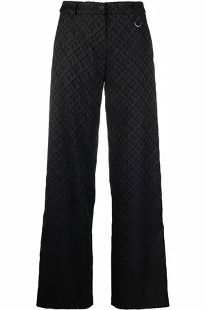 Marine Serre Moon-print tailored trousers