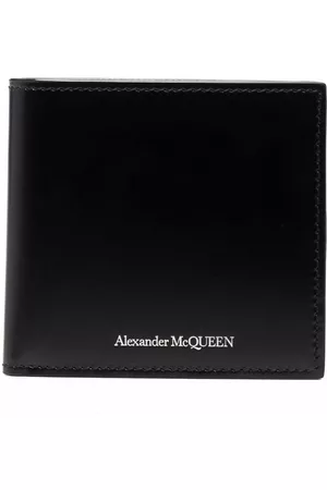Alexander McQueen Men Wallets - Bi-fold leather wallet