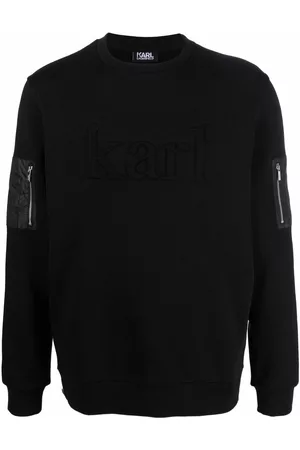 Karl Lagerfeld Zip sleeve pocket jumper