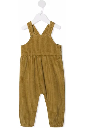 Knot Corduroy-detail overalls