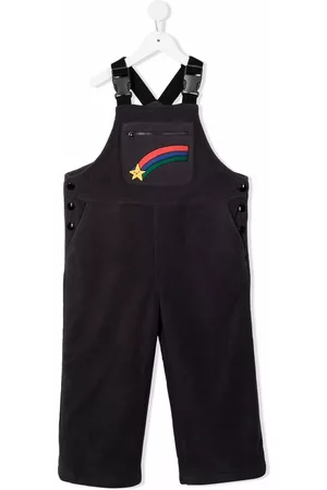 Jelly Mallow Embroidered straight-leg dungarees