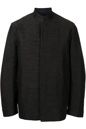 SHIATZY CHEN Mandarin-collar wool-blend jacket