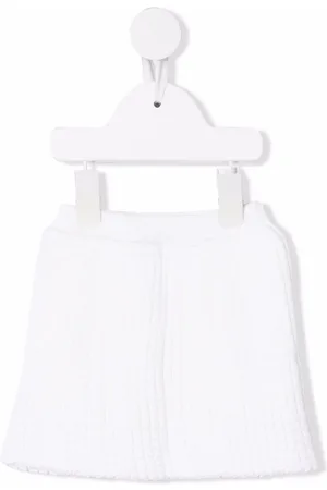 LITTLE BEAR Ribbed-knit A-line miniskirt