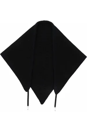 Barrie Drawstring-fastening cashmere scarf