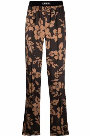 Tom Ford Floral-print logo lounge pants