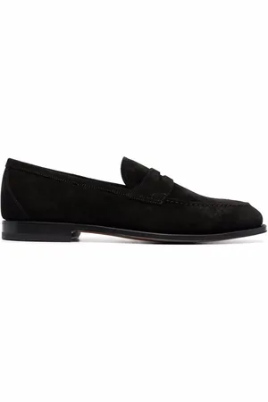 Scarosso Stefano suede penny loafers
