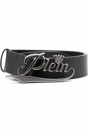 Philipp Plein King logo buckle belt