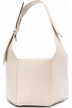 The Attico Panelled leather tote bag