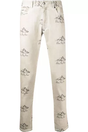 BLUE SKY INN Logo print trousers