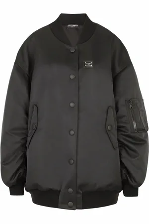 Dolce & Gabbana Logo-tag duchesse bomber jacket