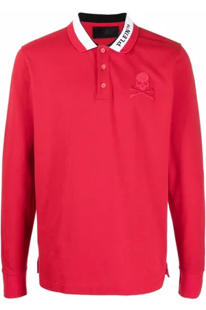Philipp Plein Skull-motif cotton polo shirt
