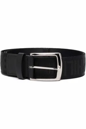 Philipp Plein Logo-print leather belt