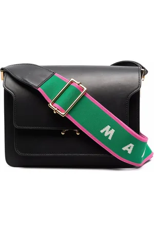 Marni Concertina leather shoulder bag