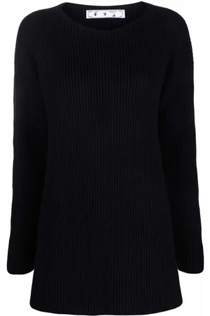 OFF-WHITE Ribbed-knit wool jumper