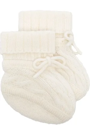 N.PEAL Cable-knit booties