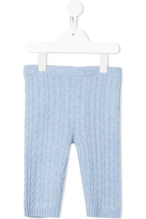N.PEAL Cable-knit leggings