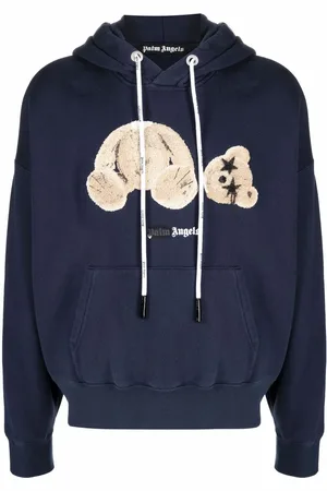 Palm Angels Spray bear-motif hoodie