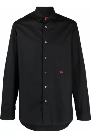 424 FAIRFAX Character embroidered-logo shirt