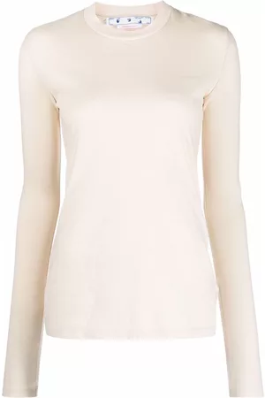 OFF-WHITE Diag-print long-sleeve T-shirt