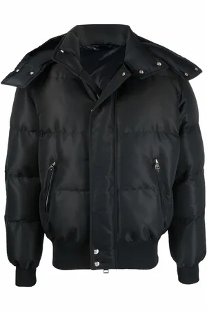 Alexander McQueen Logo-print padded puffer jacket