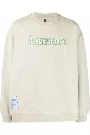 Alexander McQueen Stonewashed graphic-print sweatshirt