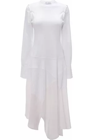J.W.Anderson Detachable-sleeve patchwork dress