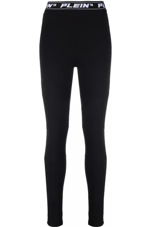 Philipp Plein Logo-waistband leggings