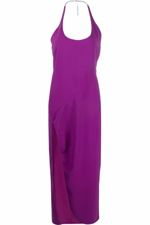 The Attico Corine side-slit gown