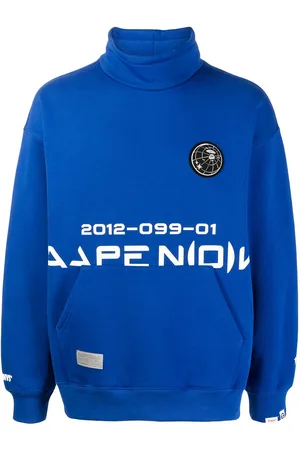 A Bathing Ape Logo-print funnel-neck sweatshirt