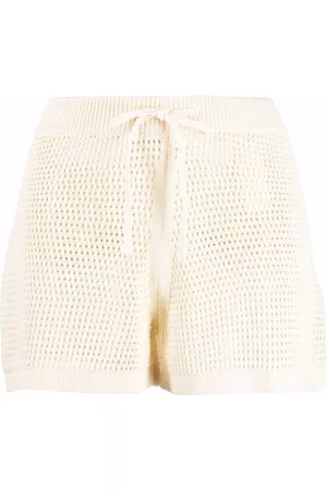 Nanushka Crochet tie-fastening shorts