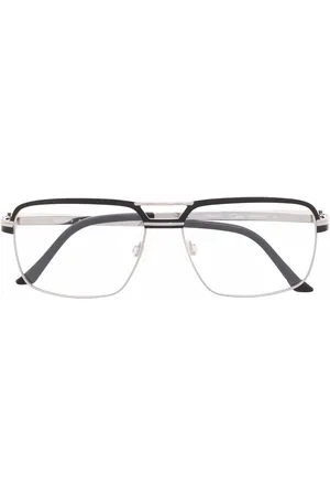 Cazal Rectangle frame titanium glasses