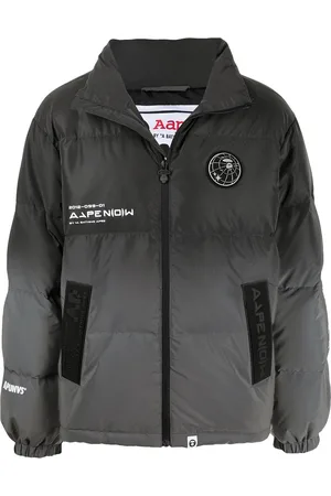 A Bathing Ape Graphic-print high-neck padded jacket