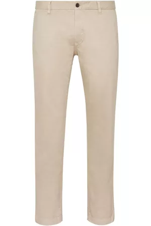 Philipp Plein Hexagon-patch slim-fit chinos