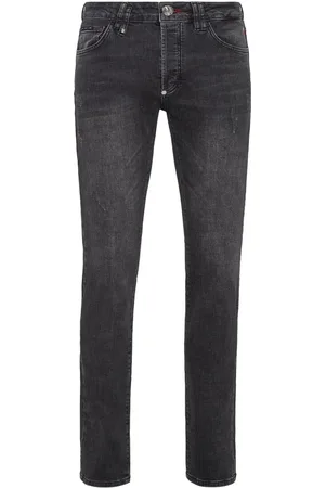 Philipp Plein Mid-rise straight-leg jeans
