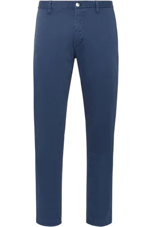 Philipp Plein Hexagon-patch slim-fit chinos