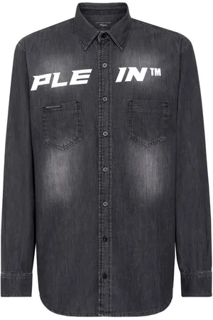 Philipp Plein Plein™ logo denim shirt